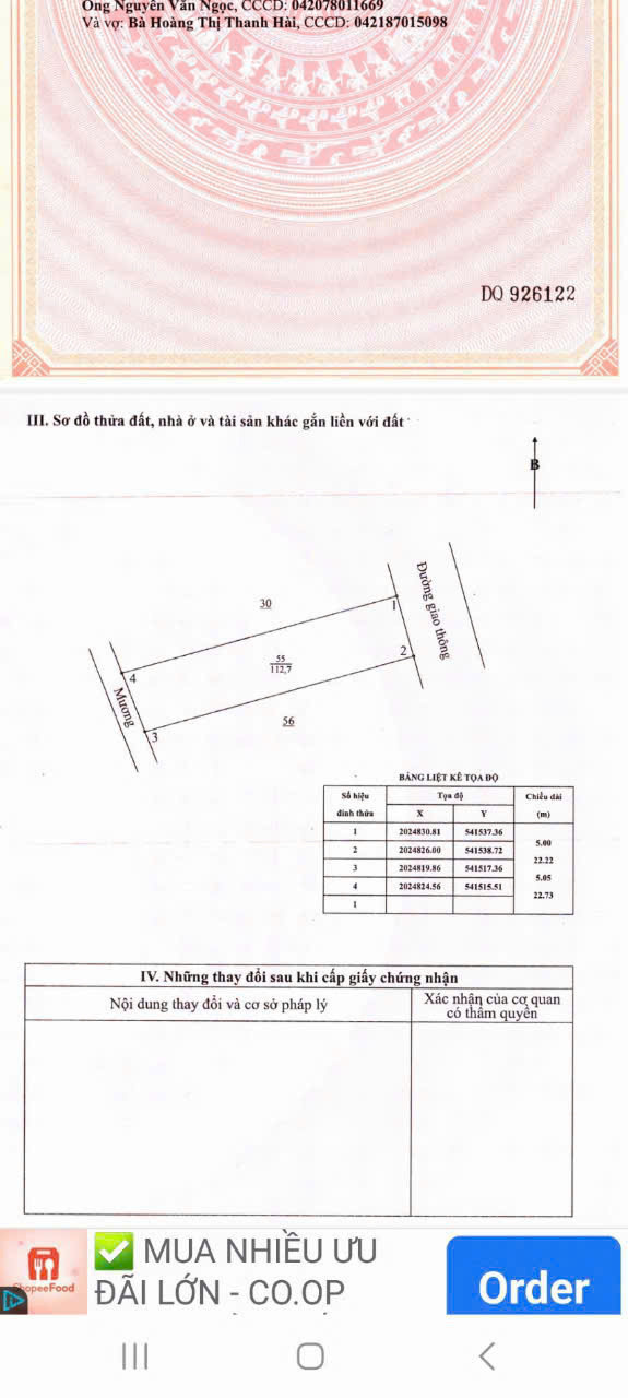 Đất giá rẻ thôn mỹ triều thạch tân. Dưới đường tránh Đất đẹp. Thoáng. Ko một lỗi nhỏ